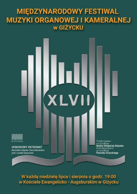 XLVII edycja Międzynarodowego Festiwalu Muzyki Organowej i Kameralnej 